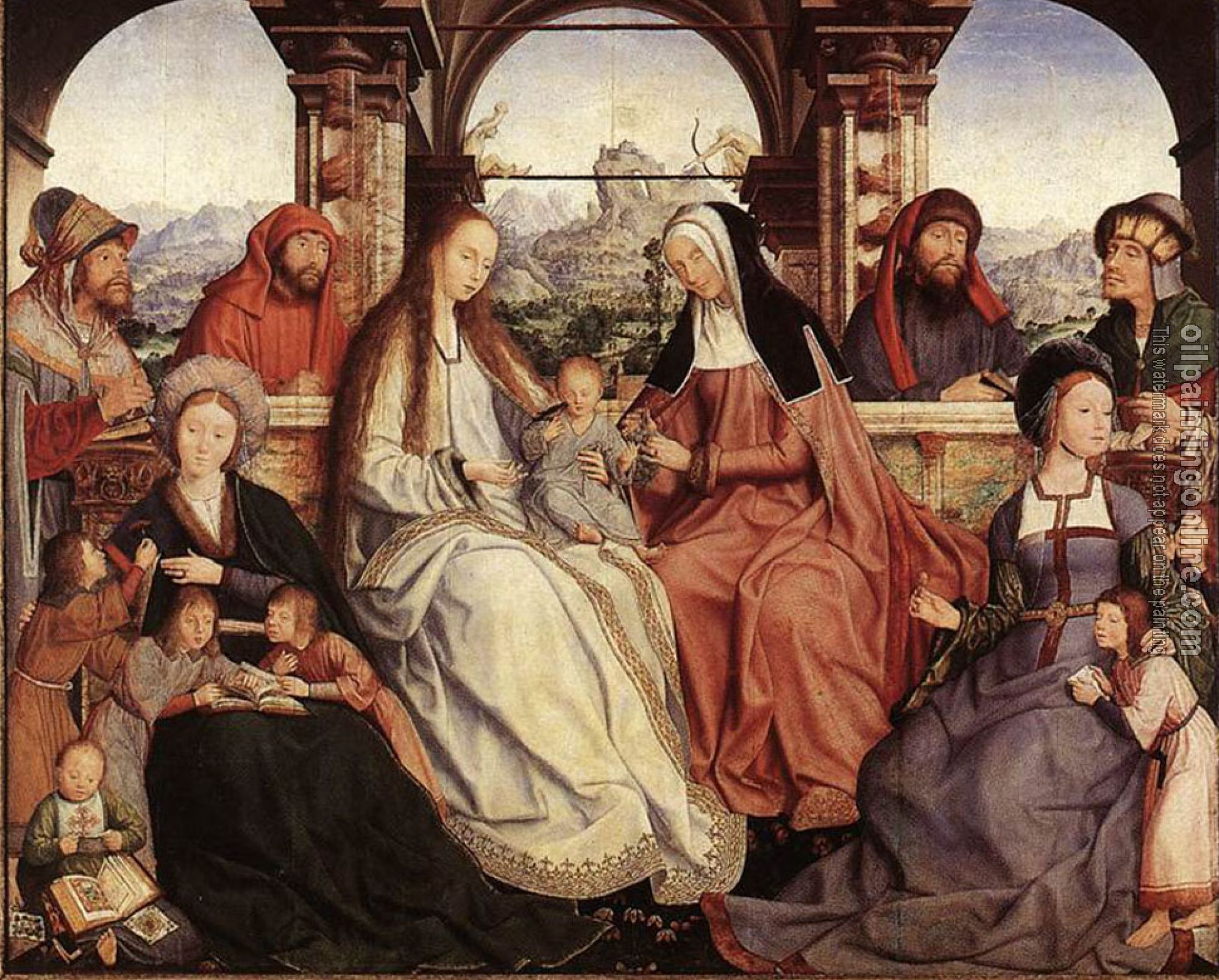 Quentin Massys - St Anne Altarpiece central panel